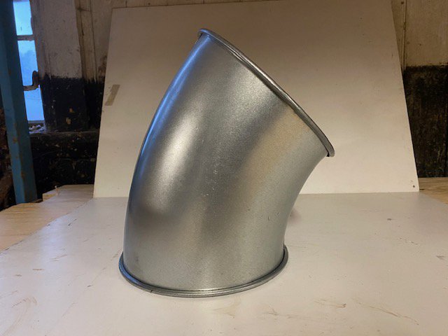 Spannmålsrör rullkant Ø 160,200,250mm
