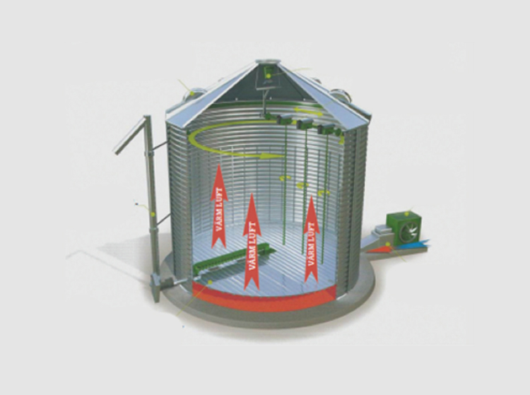 Grain Control Drier Silo